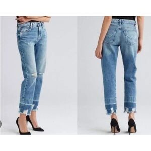 HUDSON | Jessi relaxed boyfriend Jean cropped | labeled size 24